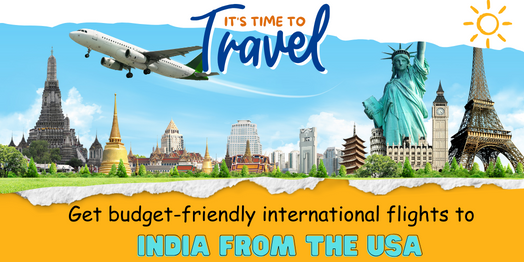 International flights to India from the USA